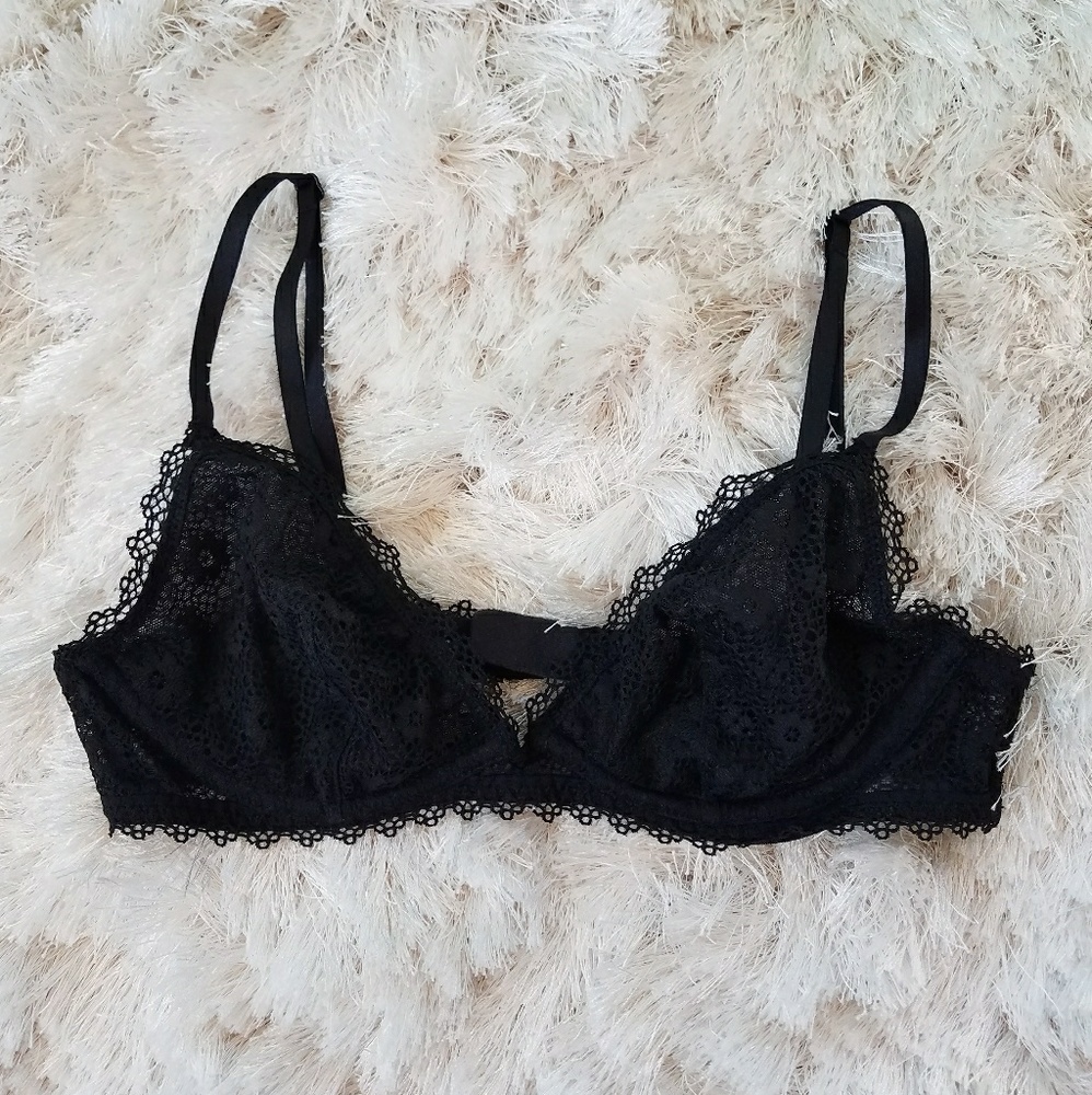 Victoria's Secret Black Lace Bralette